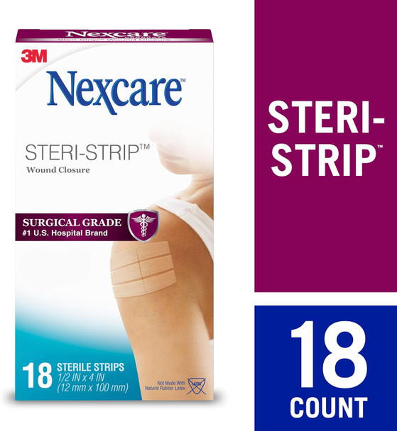 Nexcare Steri-Strip Wound Closure Breathable Strips Hold Small Wounds Firmly Closed Great After Sutures Or Staples - 30 Wound Closures Nexcare Steri-Strip Wound Closure Breathable Strips Hold Small Wounds Firmly Closed Great After Sutures Or Staples - 30 Wound Closures