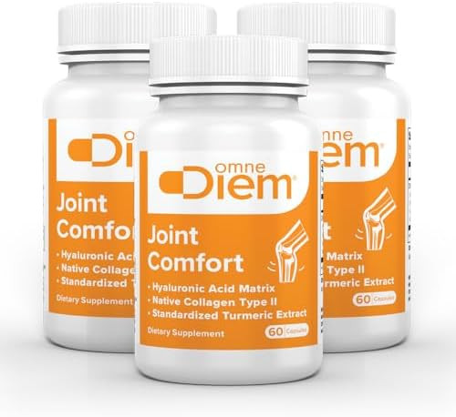 Omne Diem Joint Comfort With Zoara 60 Capsules – Comprehensive Joint Care & Comfort - 3 Pack