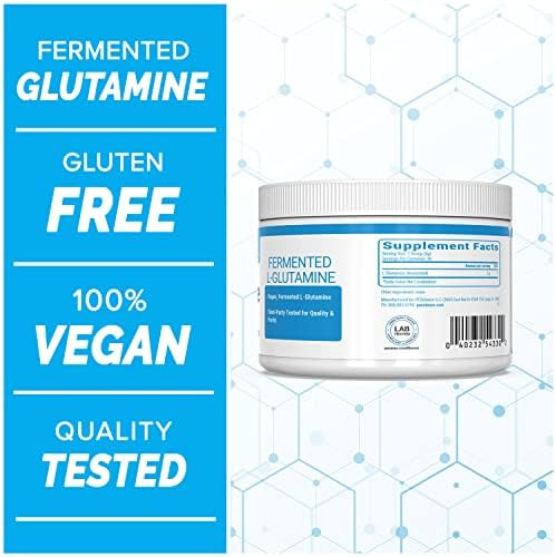 Pescience Truglutamine Fermented L-Glutamine Powder Unflavored 30 Servings Gut Health Support