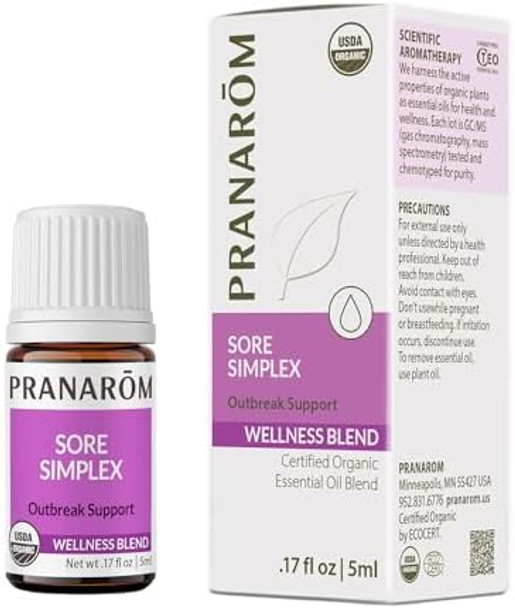 Pranarom - Sore Simplex (Formerly Melissa Simplex Formula) Wellness Blend - 5Ml