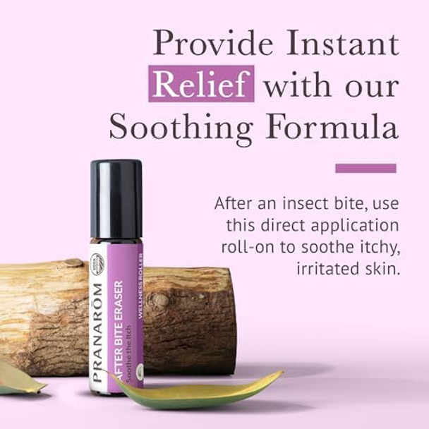 Pranarom - Bug Bite Eraser Roller Wellness Blend - 8Ml - Essential Oil Wellness Blend - Outdoor Adventures Fast-Acting Organic Easy Application - Camping Perfect For Outdoors Pranarom - Bug Bite Eraser Roller Wellness Blend - 8Ml - Essential Oil Wellness Blend - Outdoor Adventures Fast-Acting Organic Easy Application - Camping Perfect For Outdoors