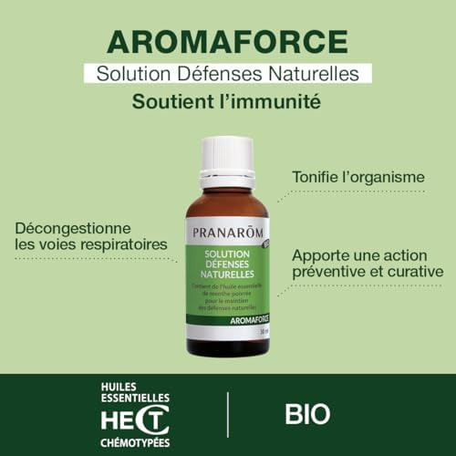 Pranarôm Aromaforce Organic Natural Defenses Solution 30Ml