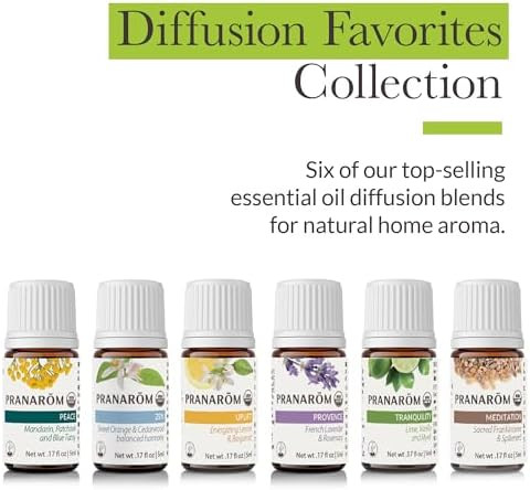 Pranarom - Diffusion Favorites Kit (6X5Ml) - Peace Zen Uplift Provence Tranquility Meditation