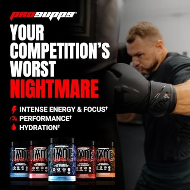 Prosupps Hyde Nightmare Intense Energy Pre-Workout Dragon Fruit And Creatine 300 Bundle