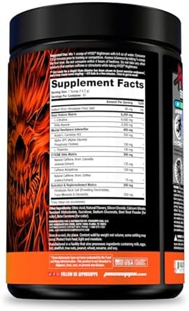 Prosupps Hyde Nightmare Intense Energy Pre-Workout Orange Creamsicle And Creatine 300 Bundle