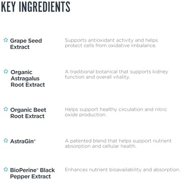 Revive Md Kidney Support Supplement For Men & Women - Kidney Cleanse Detox & Repair Capsules Support Overall Health & Function - Vegan-Friendly Gluten- & Soy- (135 Vegetarian Capsules)