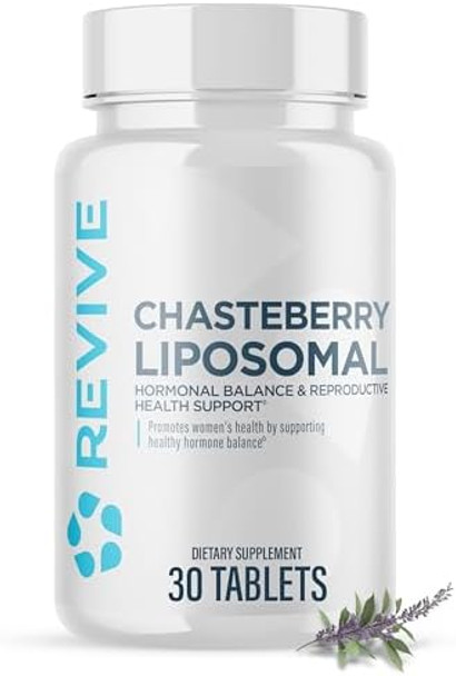 Revive Md Chasteberry Supplement For Women - Chaste-Berry Liposomal (Vitex Agnus-Castus) - Supports Women'S Health Hormone Balance & Fertility - 30 Tablets