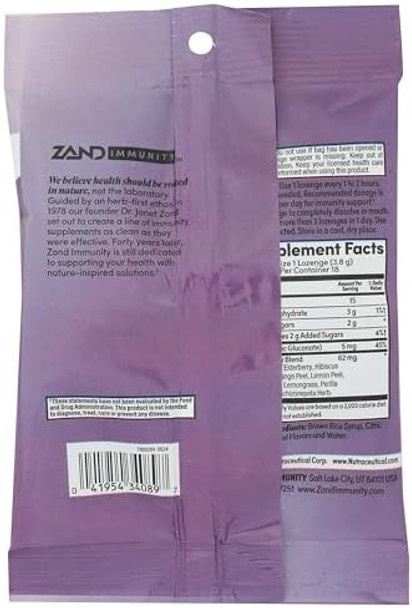 Elderberry Zinc Lozenges 18 Count By Zand