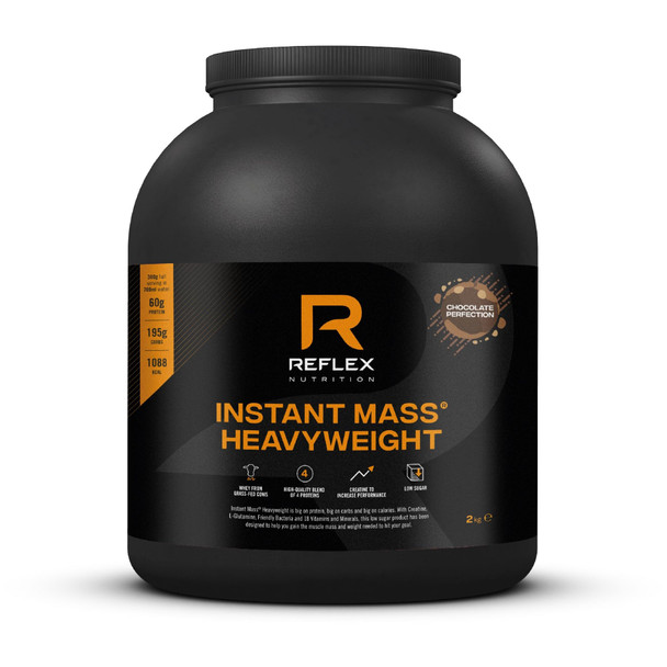 Reflex Nutrition Instant Mass Heavyweight - Mass Gainer Chocolate Perfection 2 kg