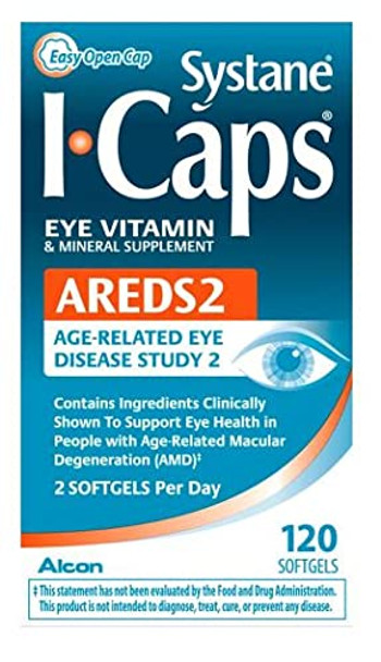 ICAPS AREDS2 Eye Vitamin Softgels 120 ea