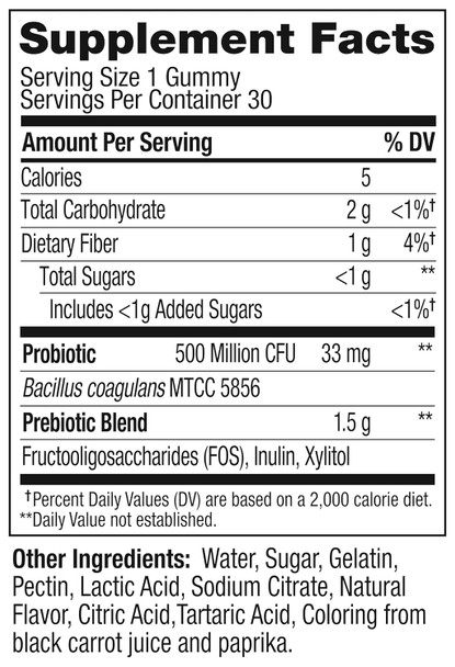 Olly Balanced Belly Gummy Supplements, Peachy Peach, 30 Count Olly Balanced Belly Gummy Supplements, Peachy Peach, 30 Count