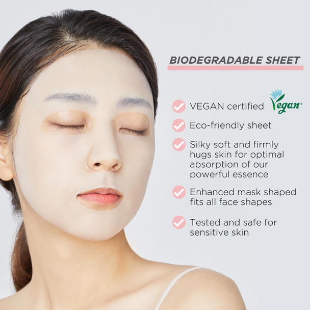 Mediheal Collagen Face Sheet Mask Pack, Essential Hydrating Masks, 10 Sheets