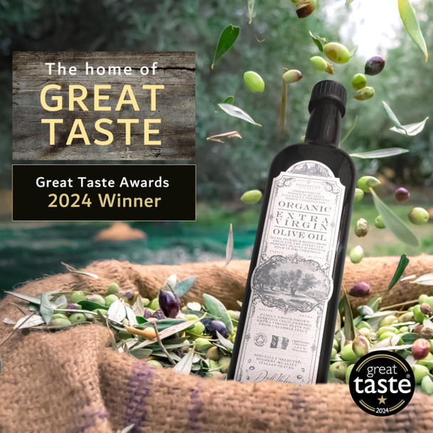 Epigenetics Organic Extra Virgin Olive Oil 1000ml | Prestige Cold Pressed Olives From Calabria, Italy | High Polyphenols | Premium Naturally Preserving Miron Violet Glass | 1L Vegan Friendly
