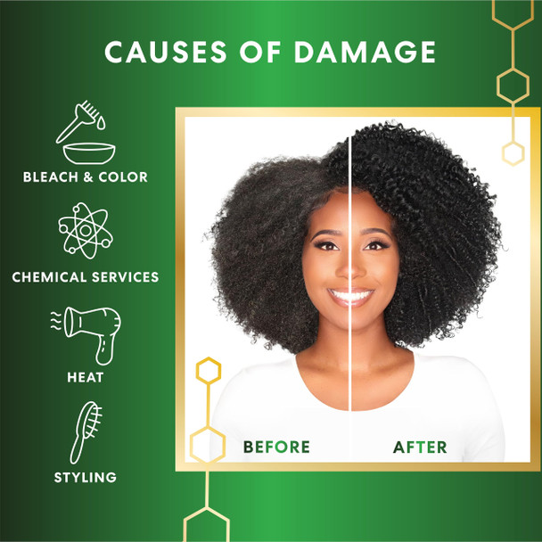 Palmer's Amino Bonding Complex Hair Oil Healing Treatment with Coconut Oil & Vitamin E Heat Protectant Anti Frizz Adds Shine Strengthens & Protects Hair Growth All Hair Types 118ml