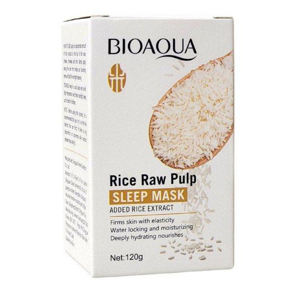 BIOAQUA Rice Raw Pulp  Sleep Mask  120g