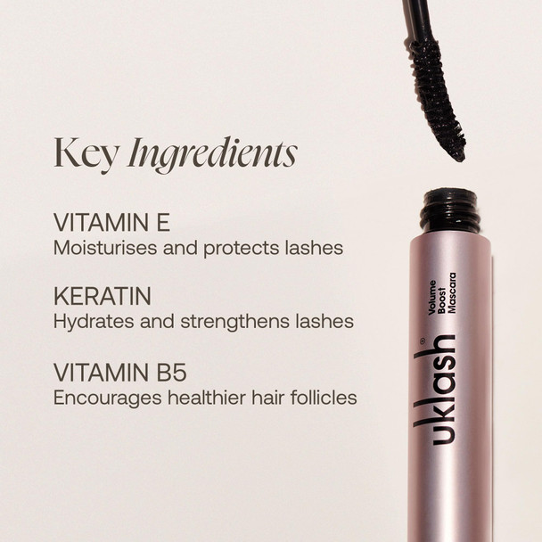 Uklash Volume Boost Mascara 7 g For Volumizing & Fuller Lashes