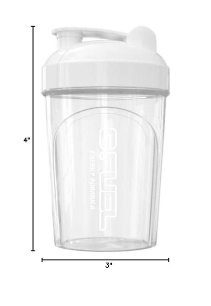 G Fuel Winter White Shaker Bottle, Drink Mixer for Pre Workout, Protein Shake, Smoothie Mix, Meal Replacement Shakes, Energy Powder and More, Blender Cup, Portable Safe, BPA Free Plastic - 16 oz