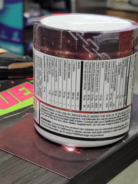 G Fuel Guilty Gear Hell Energy Drink Powder Pre Workout Caffeine Mix for Gaming Sugar Free Focus Amino, Vitamin + Antioxidants 3.7oz Acai Berry 15 Servings