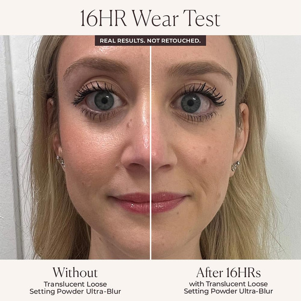Laura Mercier Translucent Loose Talc-Free Setting Powder Ultra-Blur: Hyaluronic Acid Infused Natural & Blurring Finish Long Lasting-Translucent