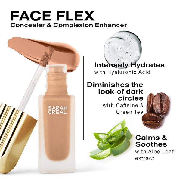 Sarah Creal  Face Flex Concealer & Complexion Enhancer with Caffeine 0.3 OZ 9 ml
