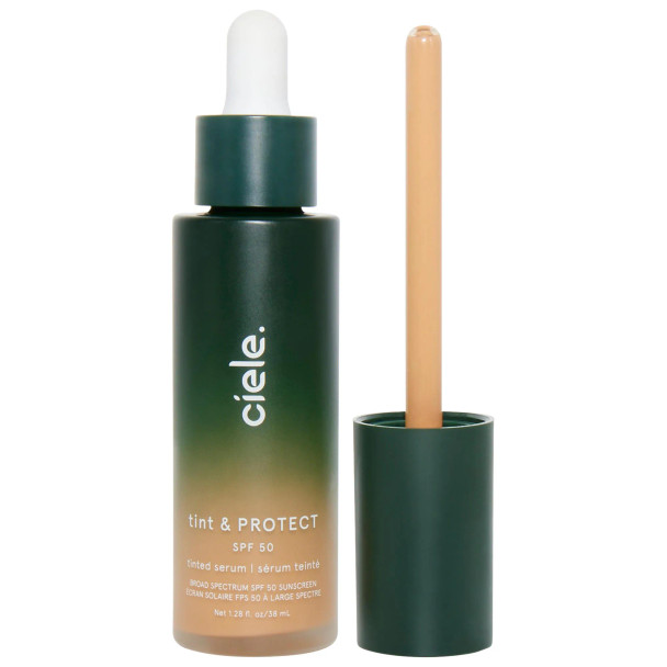 Ciele  tint & PROTECT medium coverage serum foundation with SPF 50+  ,  1.28 oz