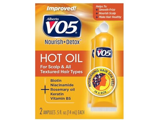 Alberto Vo5 Hot Oil Therapy Treatment 2 Count 0.5 Ounce (14Ml) (6 Pack)
