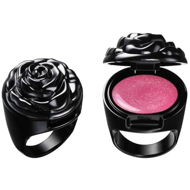 Anna Sui Ring Rouge - Antique-Looking Lipstick Like Wearing An Accessory - Formulated With Highly Refractive And High-Viscosity Oil - 300 Charm Pink - 0.80 Oz.
