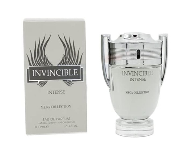 Ard Al Zaafaran Mega Collection Invincible Intense Eau De Parfum Spray For Men 3.4 Ounce