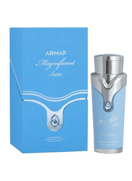 Armaf Magnificent Satin For Men Eau De Parfum Spray 3.4 Ounce