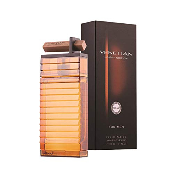 Armaf Venetian Ambre Edition For Men Eau De Parfum Spray 3.4 Ounce