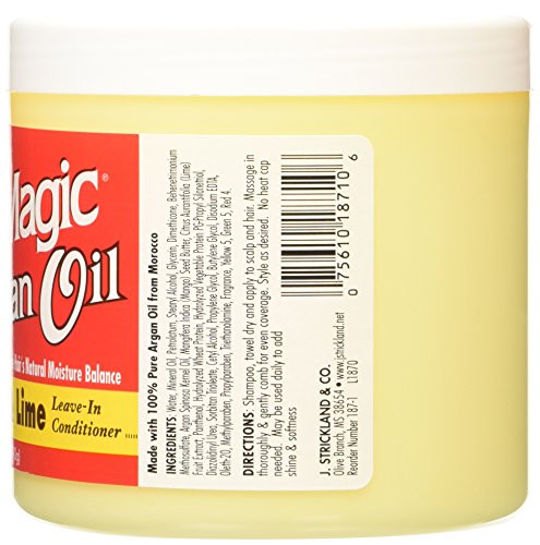 Blue Magic Argan Oil Mango/Lime Leave In Conditioner 13.75 Ounce For 1 Pack.