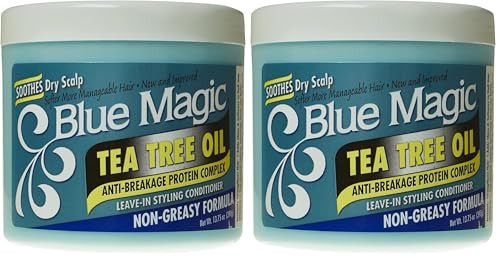 Blue Magic Tea Tree Leave-In Hair Styling Conditioner 13.75 Ounce 12 Fl Oz