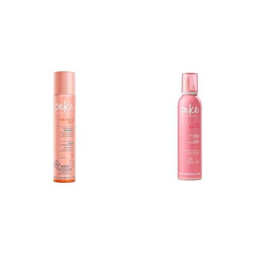 Cake Beauty Hairspray & Mousse Bundle - Flexible Hold & Volume Hairspray With Vitamin E & Abyssinian Oil Plus Big Wig Volumizing Mousse