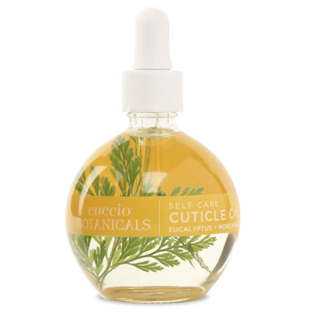 Cuccio Botanicals Eucalyptus & Montana Flower Cuticle Oil – Soothing Revitalizing Oil For Healthy Nails & Cuticles 2.5 Fl Oz