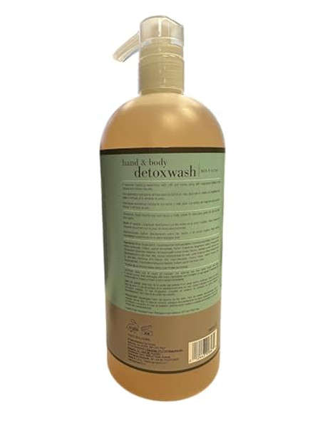 Cuccio Naturale Daily Hand & Body Detoxwash - Soothes And Softens Gentle Exfoliation Process - Smooth And Radiant Results - Milk And Honey - 32 Oz Scrub