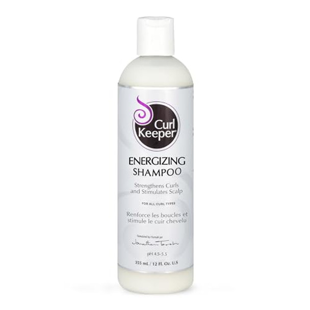 Curl Keeper Daily Energizing Shampoo For Curly Hair 12 Fl Oz - Sulfate Formula Strengthens And Invigorates Curls Restoring Scalp Health