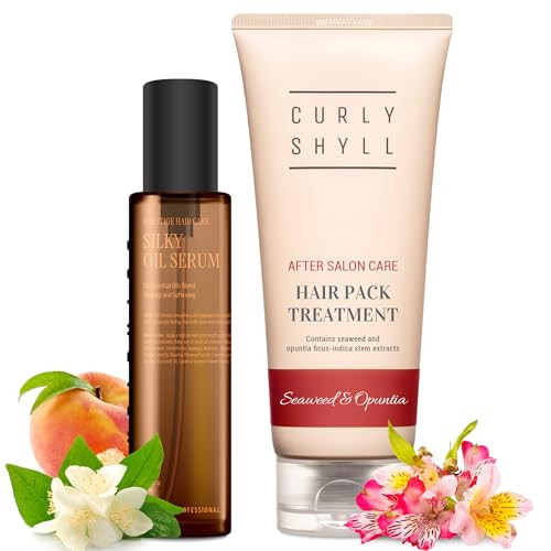 Curlyshyll Hair Repair Duo Hair Pack + Oil Serum Damage Care & Shine