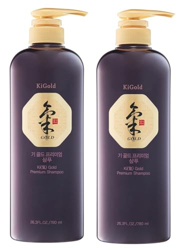 Daeng Gi Meo Ri - Ki Gold Premium Shampoo 2 Set Promotes Elastic Hair Prevents Hair Loss Eliminates Dandruff 780Ml