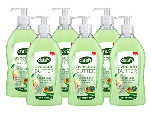 Dalan Avocado Butter Cream Ultra Moisturizing Liquid Hand Soap For Dry And Fresh Hands Feeling Clean And Soft (13.5 Fl Oz / 400 Ml (Pack Of 3))