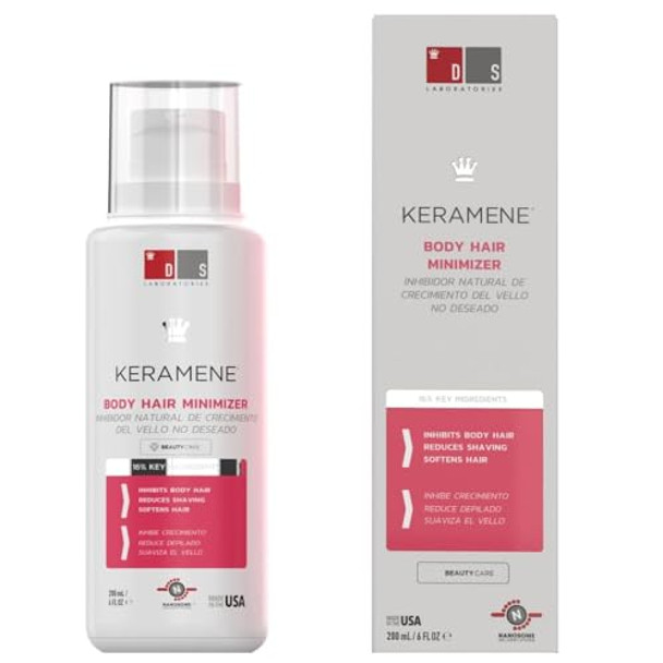 Ds Labs Keramene Hair Minimizing Lotion - Helps Reduce The Look Of Regrowth Between Hair Removal Sessions Softens Texture & Smooths Skin Paraben With Witch Hazel 6 Fl Oz