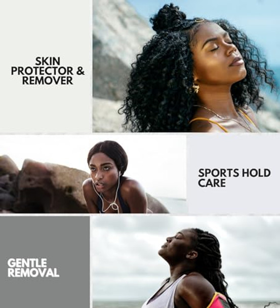 Ebin York Ebin Lace Melting Spray – Bond Skin Protector Sports Edition 60Ml Bundle With Bond Remover 120Ml By Ebin York – Protective Shield & Gentle Lace Wig Adhesive Removal – Set (2 Items)