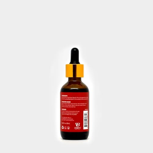 Ebin York Hair Oil Grape Seed Oil + Olive Oil + Chamomile Oil Triple The Strength & Benefit 100% Natural Wil+Gain Mega Gro Hair Oil 2Oz/ 60Ml (Hydrating/Calming)