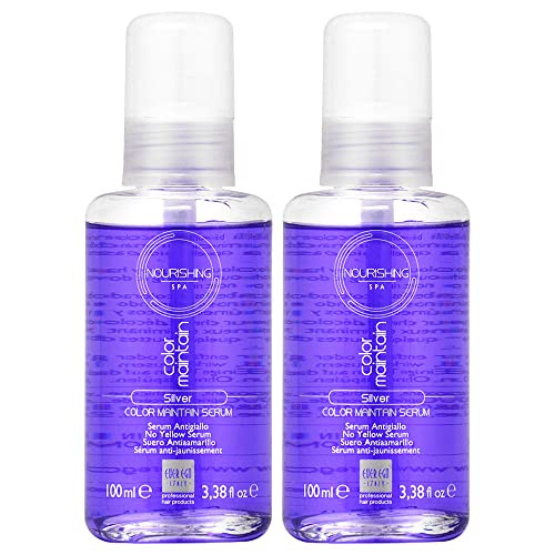 Ever Ego Italy Silver Color Maintain Serum 100Ml/ 3.38Oz (Pack Of 2)