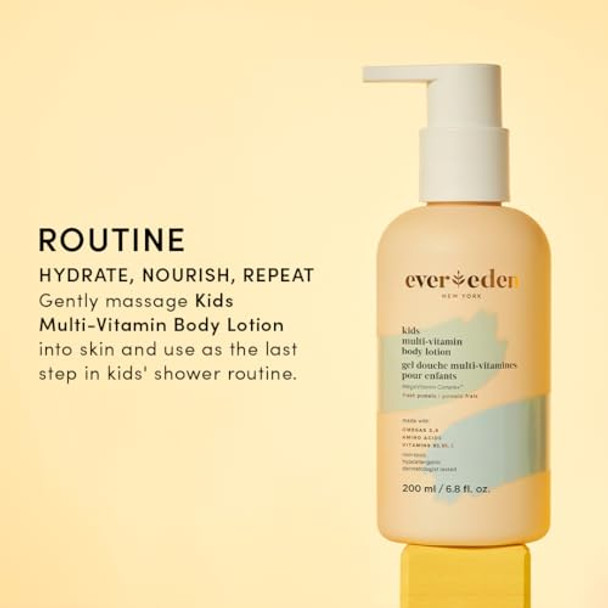 Evereden Multi-Vitamin Kids Face Cream & Kids Multi-Vitamin Body Lotion: Melon Juice - Clean And Non-Toxic Kids Products Multi-Vitamin Skin Care For Kids