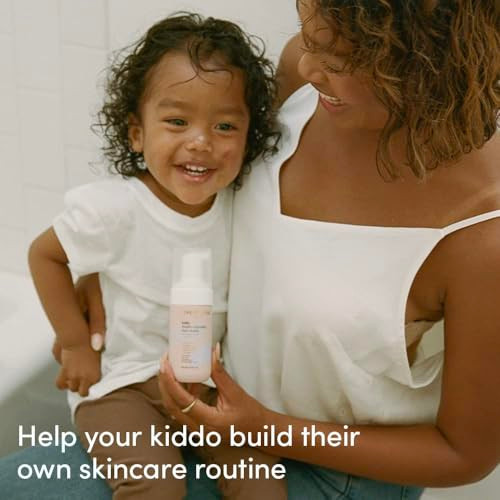 Evereden Kids Face Wash: Cool Peach 1.7 Oz. & Kids Lip Balm 0.13 Oz Clean And Non-Toxic Kids Products Multi-Vitamin Skin Care For Kids