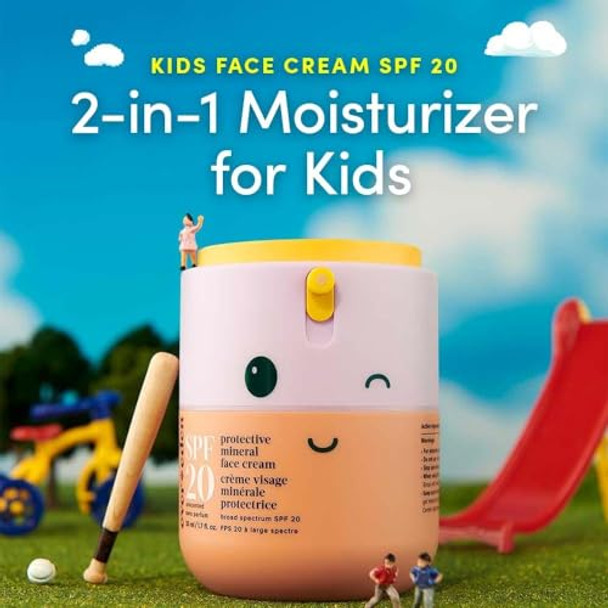 Evereden Sports Kids Shampoo With Cleansing Clay And Face Cream With Spf 20 Set Made With Clean And Non-Toxic Ingredients For Kids With Any Hair Type
