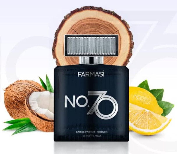 Farmasi No.70 Eau De Parfum For Men 80 Ml./2.7Floz. - Bold And Sophisticated
