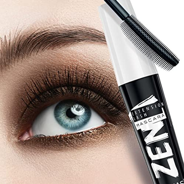 Farmasi Zen Extension Lash Mascara Intense Length No Flaking No Smudging No Clumping Volumizes & Separates Lashes Fuller Longer And Thicker Lashes Blackest Black 0.27 Fl. Oz / 8 Ml