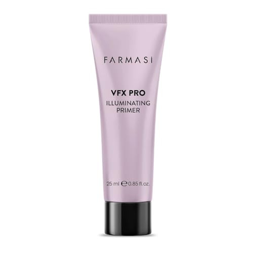 Farmasi Vfx Pro Camera Ready Primer Makeup Smoothing Face Primer Evens The Appearance Of Skin Tone & Redness Hydrates & Improves Makeup Wear Lightweight Coverage 0.85 Fl.Oz / 25 Ml (Illuminating)