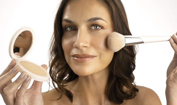 Farmasi Makeup Bb All In One Powder Lightweight Long-Lasting Medium-Full Coverage With Flawless Finishing Will Look More Natural And Smooth Than Ever 0.5 Oz Cool Light